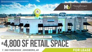 Plus de détails pour 2801 Parkwood Rd, Jonesboro, AR - Commerce de détail à louer