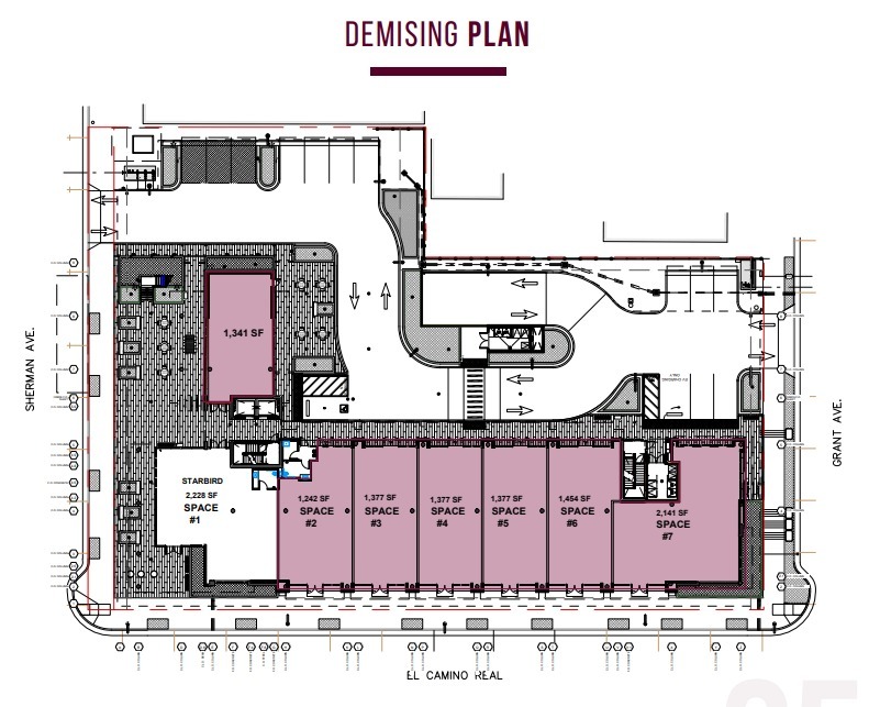 2515 El Camino Real, Palo Alto, CA à louer Plan d’étage- Image 1 de 1