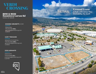 Plus de détails pour 8010 & 8020 Boomtown Garson Rd, Verdi, NV - Terrain à louer