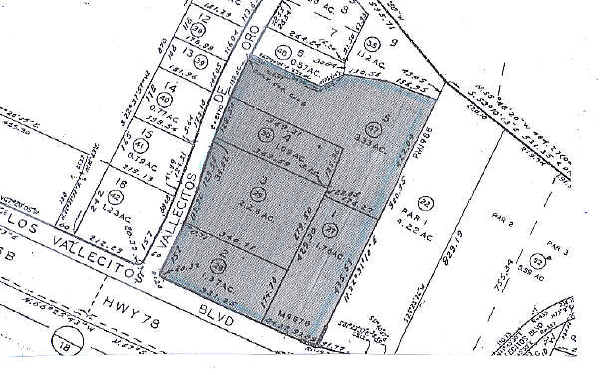 820 Los Vallecitos Blvd, San Marcos, CA for lease - Plat Map - Image 3 of 5