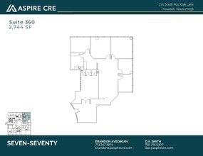 770 S Post Oak Ln, Houston, TX for lease Floor Plan- Image 1 of 1