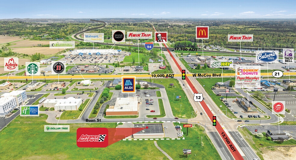 1820 N Superior Ave, Tomah, WI for sale - Building Photo - Image 2 of 3