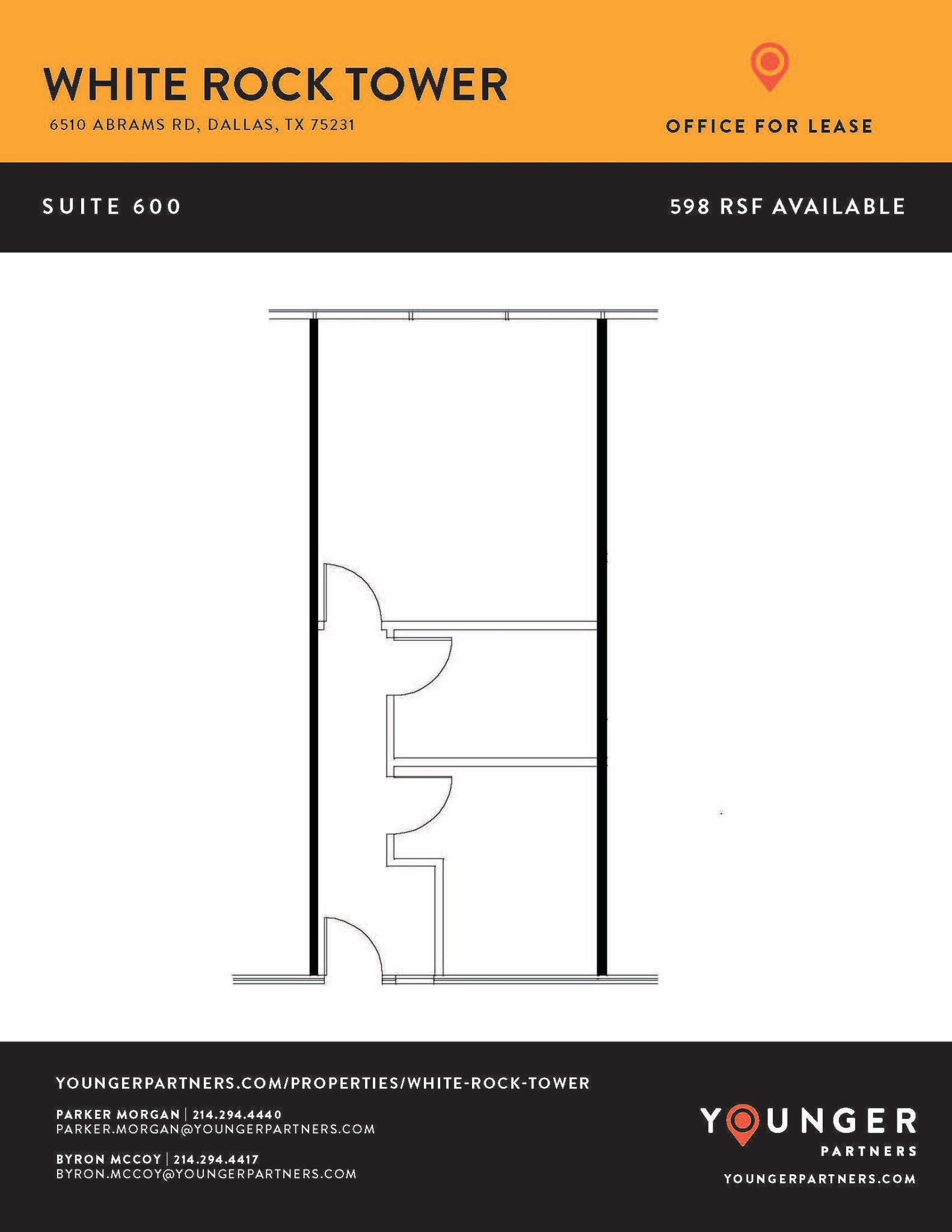 6510 Abrams Rd, Dallas, TX à louer Plan d’étage- Image 1 de 1