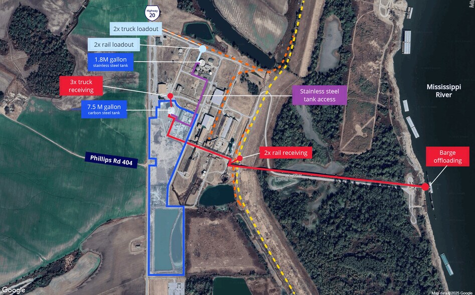 1463 Highway 20, Helena, AR à vendre - Plan de site - Image 2 de 4