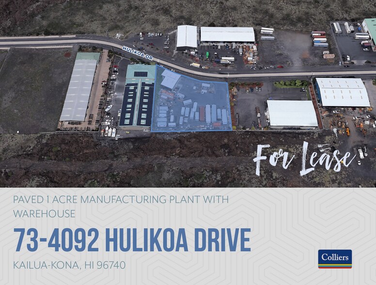 73-4092 Hulikoa Dr, Kailua Kona, HI for lease - Building Photo - Image 1 of 3
