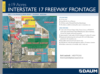 Plus de détails pour SE I-17 & Pinnacle Peak Rd, Phoenix, AZ - Terrain à vendre