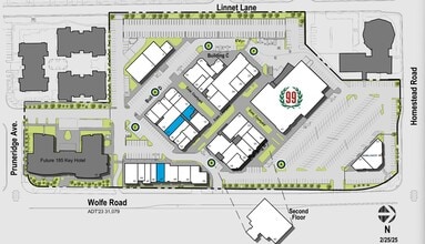 10801-11111 N Wolfe Rd, Cupertino, CA for lease Site Plan- Image 1 of 1