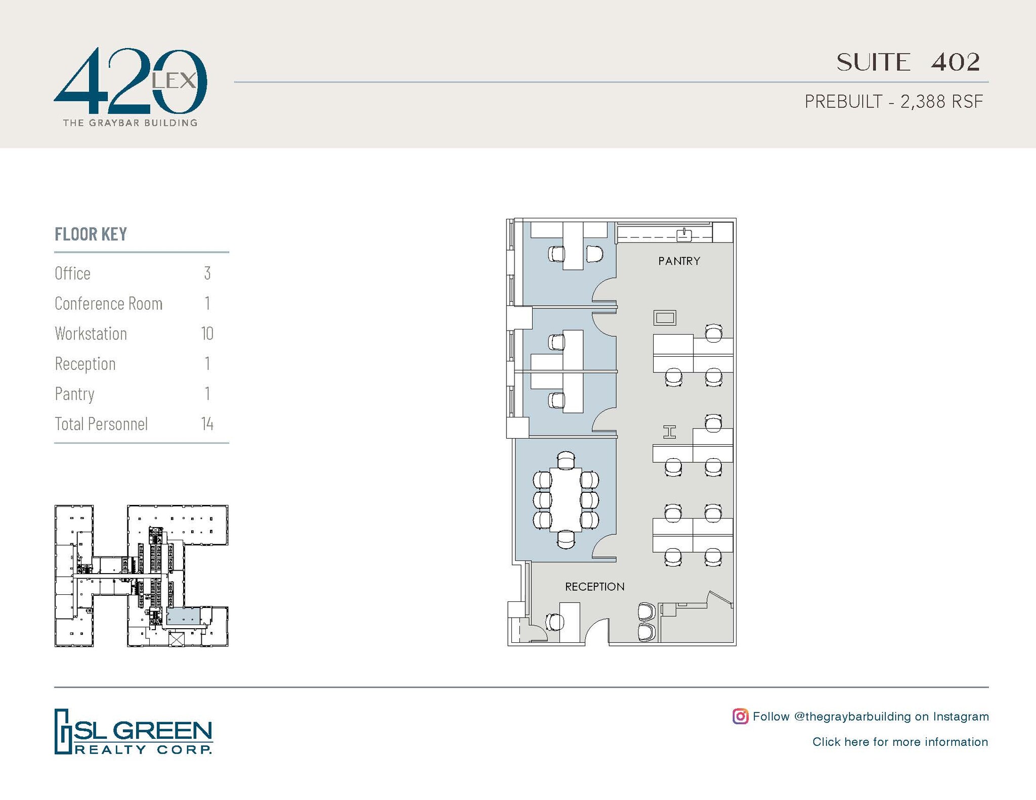 420 Lexington Ave, New York, NY à louer Plan d’étage- Image 1 de 1