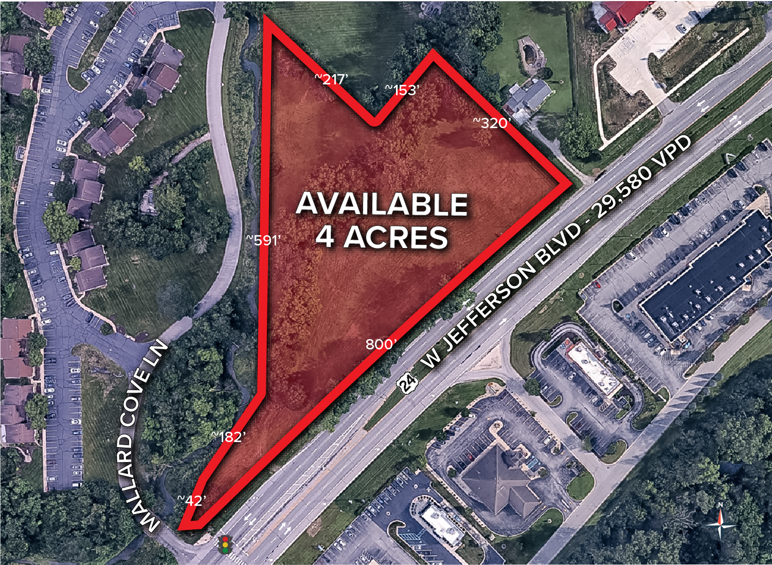6722 W Jefferson Blvd, Fort Wayne, IN à vendre Photo du bâtiment- Image 1 de 5