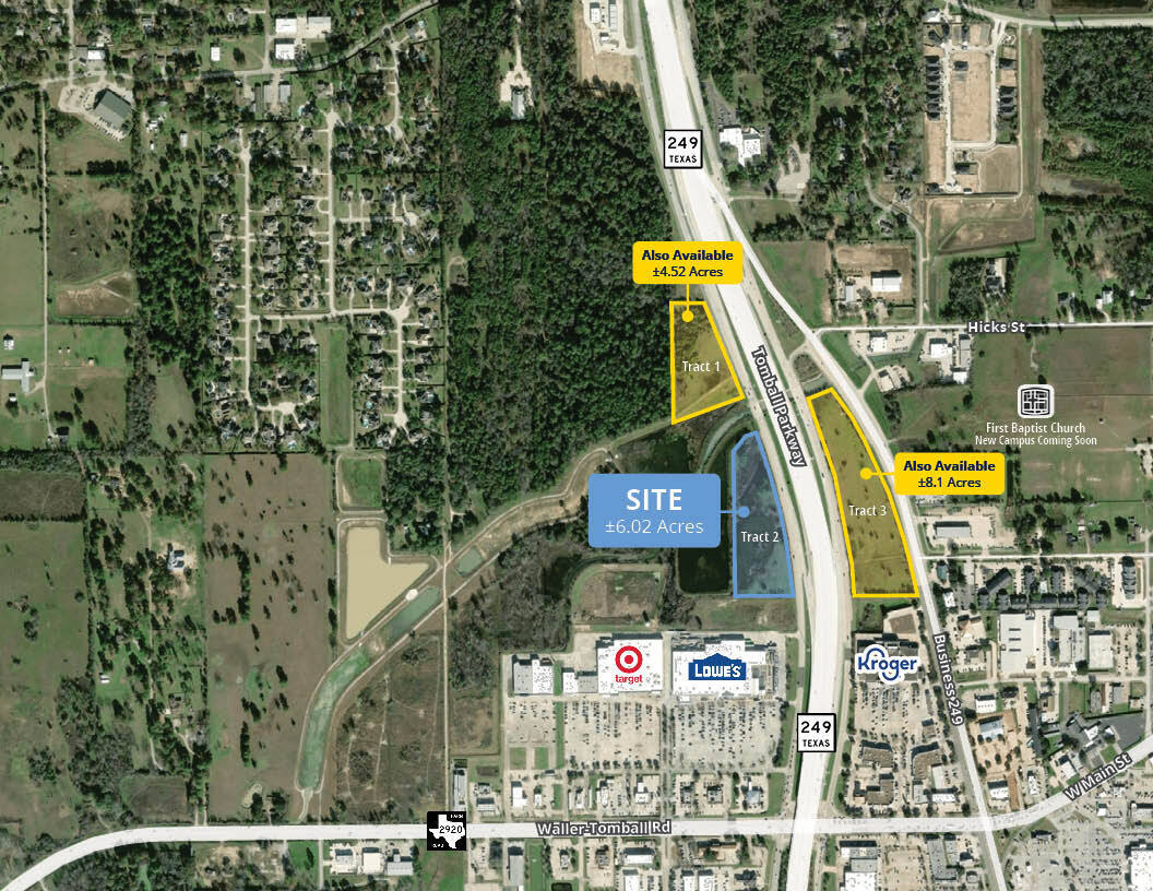 SH 249 / Tomball Parkway, Tomball, TX à vendre Photo principale- Image 1 de 2