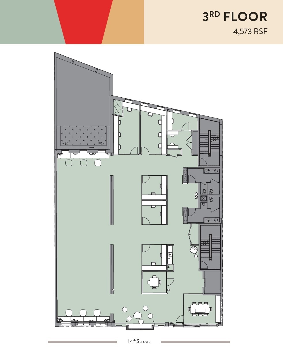 1313-1317 14th St, Washington, DC for sale Floor Plan- Image 1 of 5
