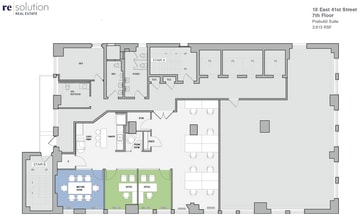 18 E 41st St, New York, NY à louer Plan d’étage- Image 2 de 2