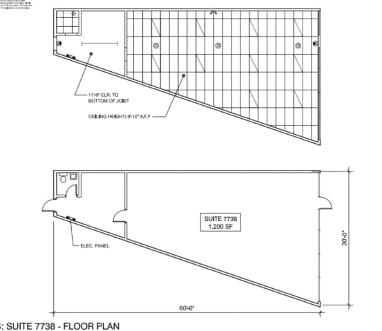 7702-7760 Spalding Dr, Norcross, GA à louer Plan d’étage- Image 1 de 1