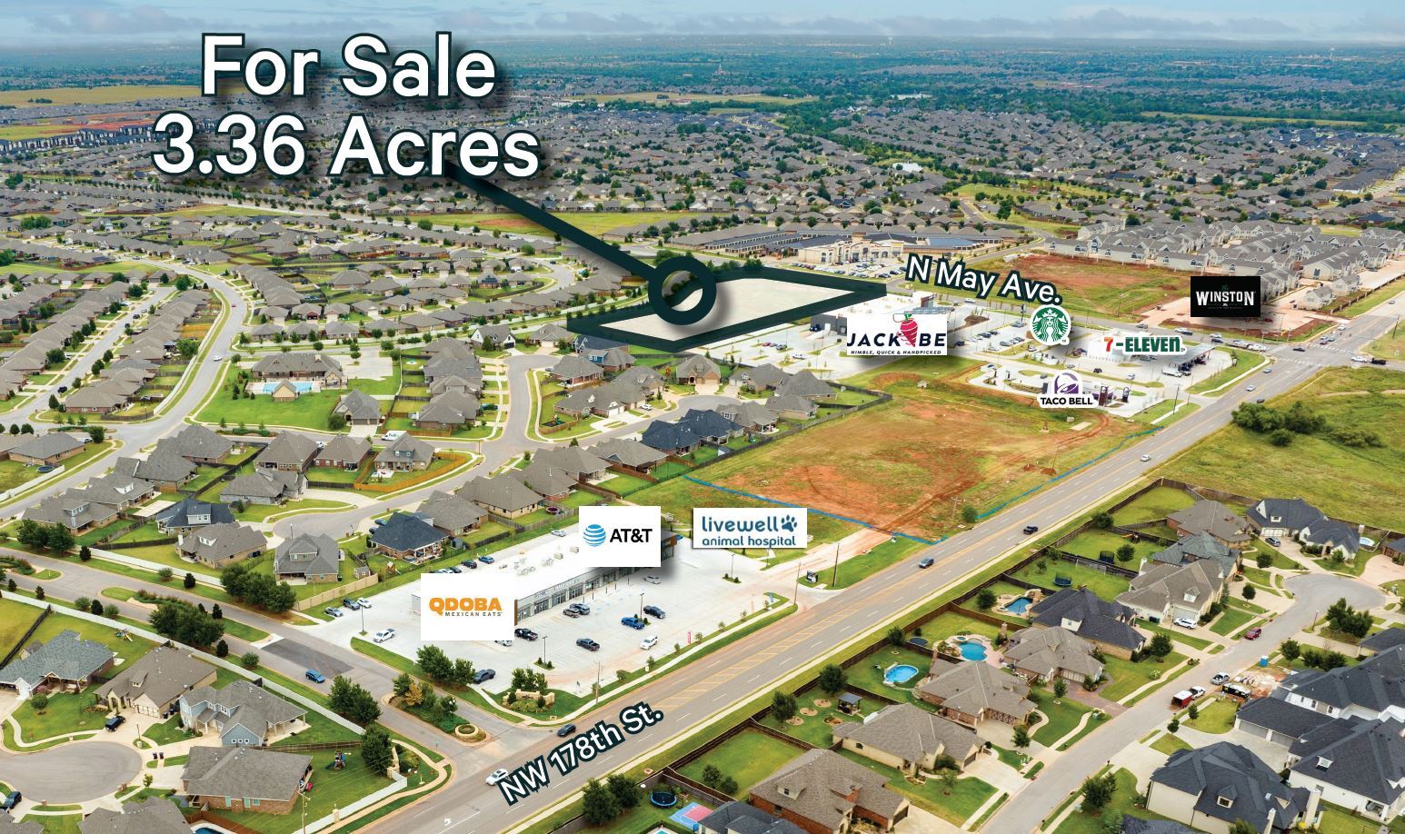 NWC of 178th & May Ave, Edmond, OK à vendre Photo du bâtiment- Image 1 de 4