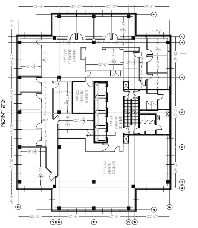 625 Av du Président-Kennedy, Montréal, QC for lease Floor Plan- Image 1 of 1