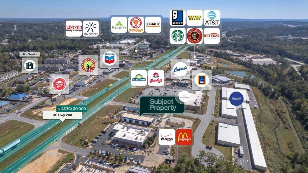 6 Marketplace Way, Phenix City, AL à vendre - Aérien - Image 3 de 3
