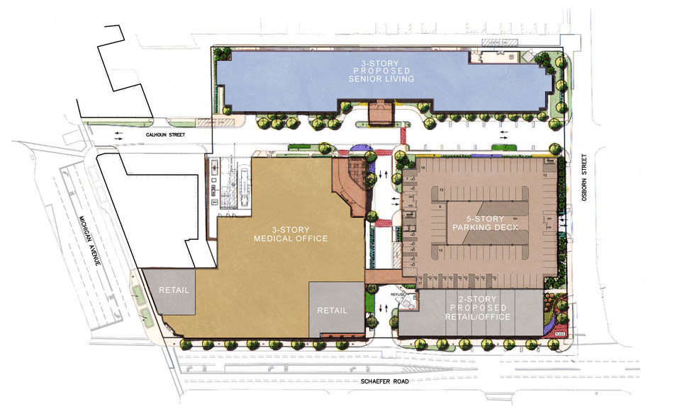 4700 Schaefer Rd, Dearborn, MI for sale - Site Plan - Image 1 of 1