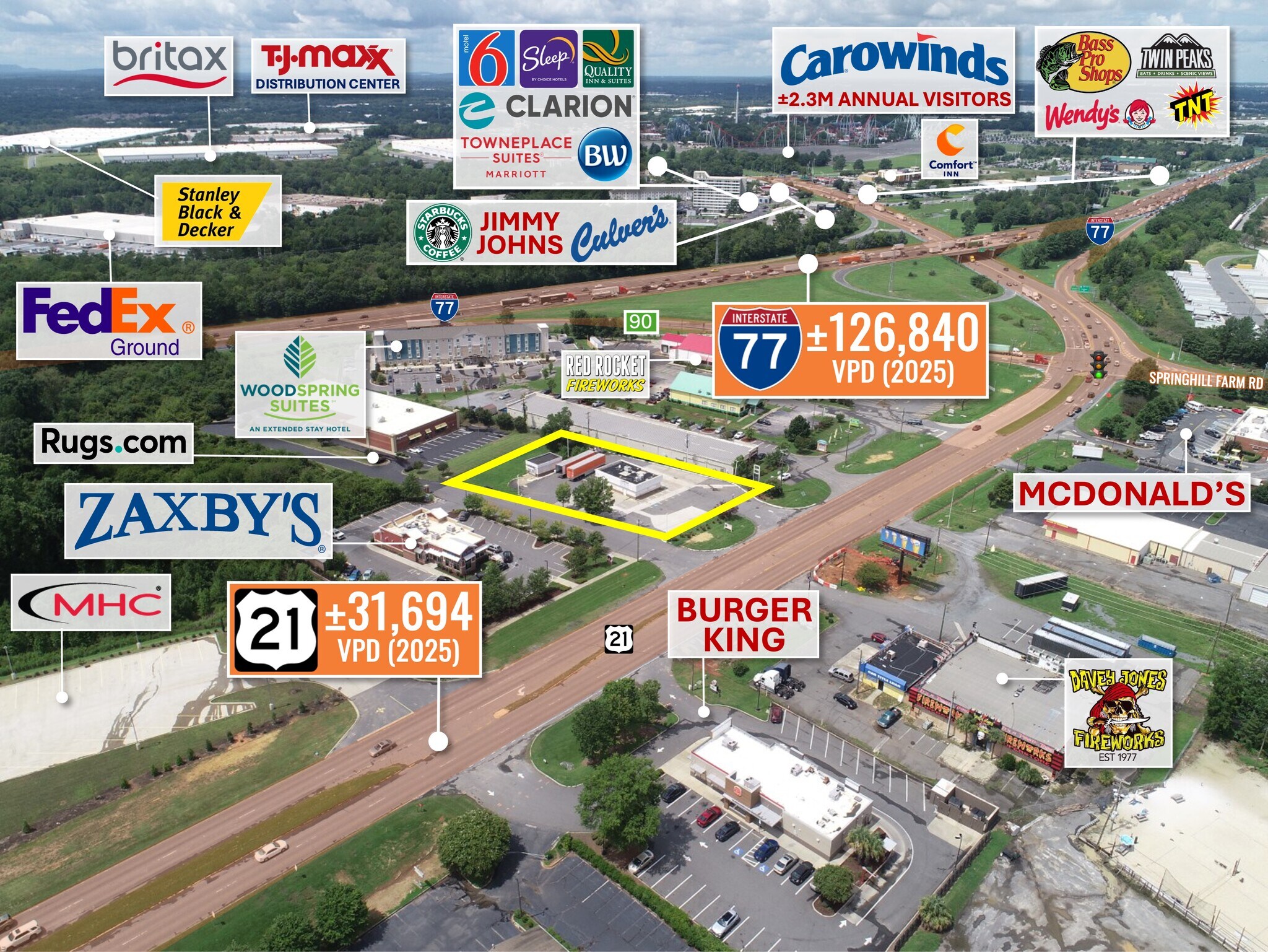 3473 Hwy 21, Fort Mill, SC à vendre Photo du bâtiment- Image 1 de 1