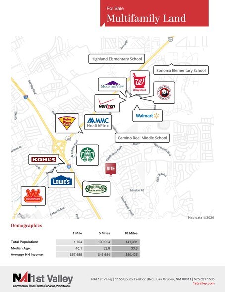 Roadrunner Pkwy, Las Cruces, NM à vendre - Photo du bâtiment - Image 3 de 3