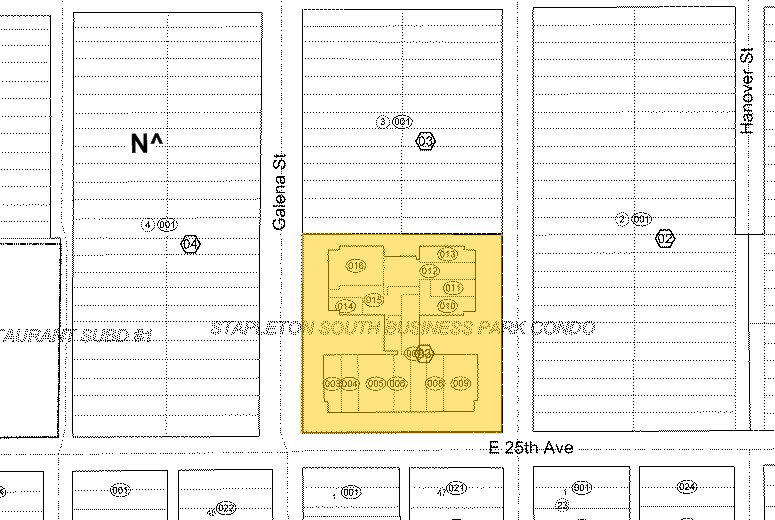 10255 E 25th Ave, Aurora, CO à louer - Plan cadastral - Image 2 de 16