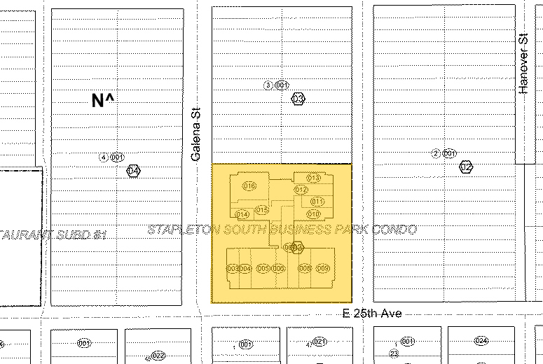 10255 E 25th Ave, Aurora, CO for lease - Plat Map - Image 2 of 16
