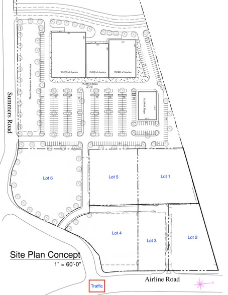 Airline Rd, Arlington, TN à vendre - Plan de site - Image 2 de 4