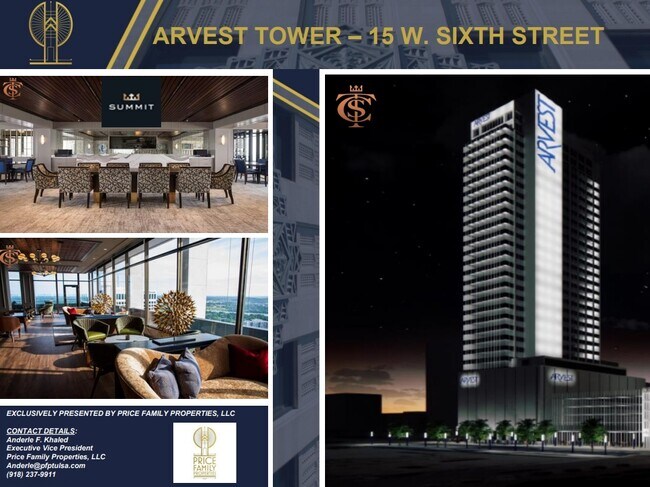 Plus de détails pour 15 W 6th St, Tulsa, OK - Bureau à louer