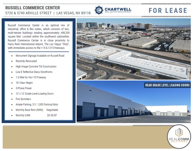 5720 Arville St, Las Vegas, NV for lease - Building Photo - Image 3 of 5