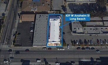 439 W Anaheim St, Long Beach, CA - Aerial  map view - Image1