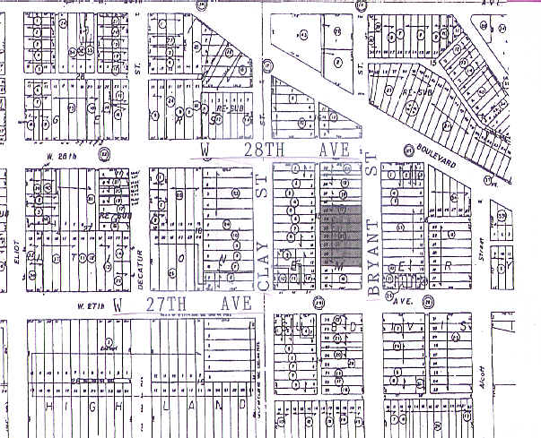 2727 Bryant St, Denver, CO à louer - Plan cadastral - Image 2 de 11