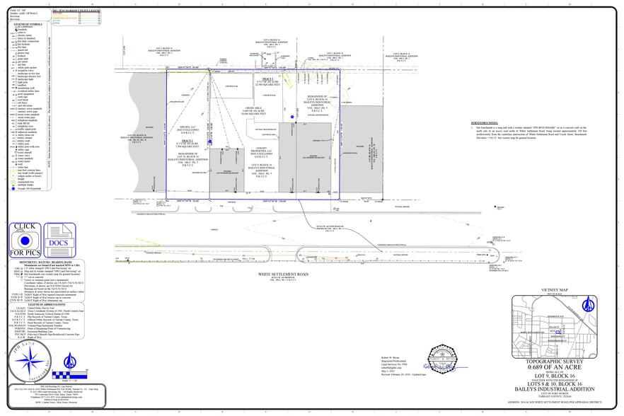 2616 White Settlement Rd, Fort Worth, TX à louer - Plan de site - Image 1 de 7