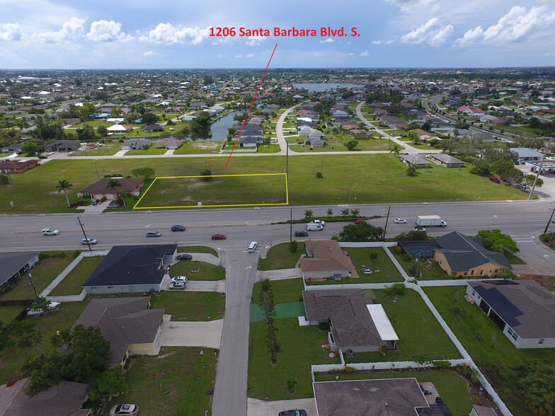 1206 Santa Barbara Blvd, Cape Coral, FL for sale - Aerial - Image 1 of 6