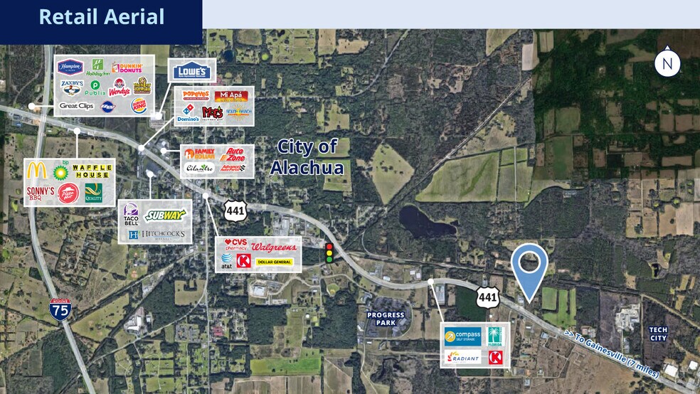 13669 NW US Highway 441, Alachua, FL à vendre - Photo du bâtiment - Image 2 de 3