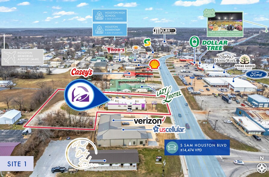 Taco Bell - Business + RE Sale -Missouri portefeuille de 2 propriétés à vendre sur LoopNet.ca - Photo du bâtiment - Image 3 de 6