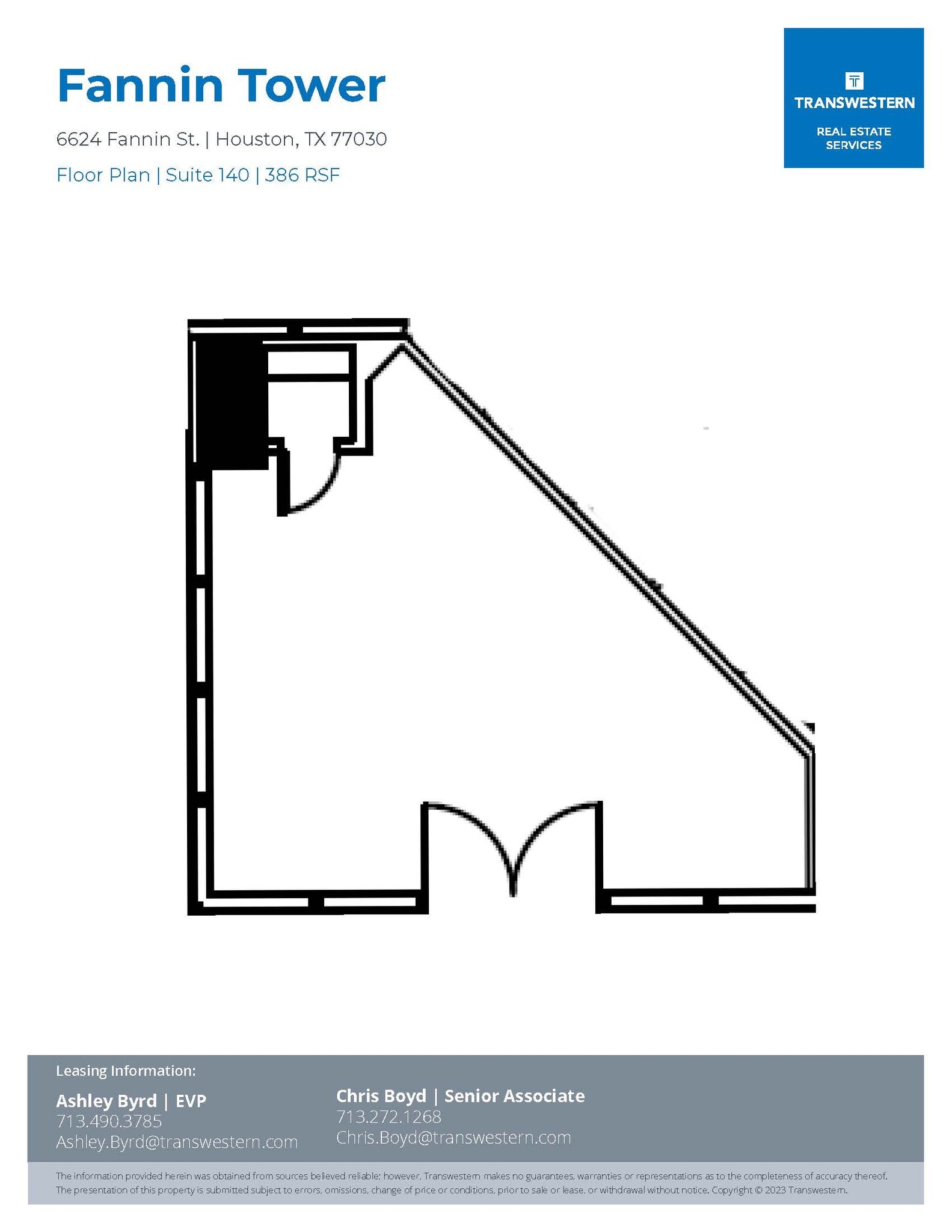 6624 Fannin St, Houston, TX for lease Floor Plan- Image 1 of 1