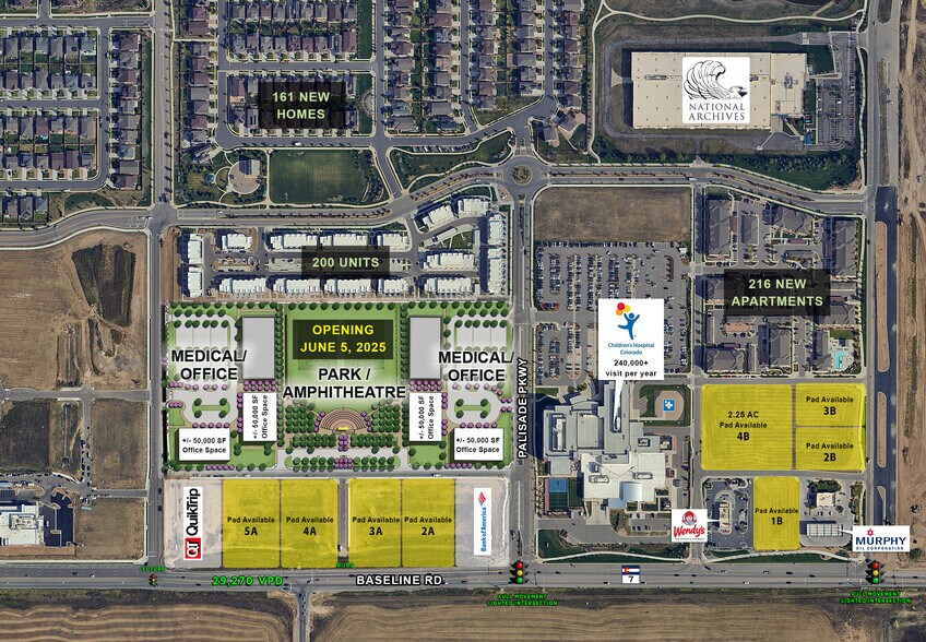 NWC State Hwy 7 & Huron St, Broomfield, CO for lease - Building Photo - Image 1 of 2