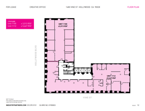 1680 N Vine St, Hollywood, CA for lease Floor Plan- Image 1 of 1