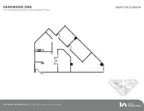 10077 Grogans Mill Rd, The Woodlands, TX à louer Plan d’étage- Image 1 de 1
