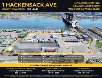 Plus de détails pour 1 Hackensack Ave, Kearny, NJ - Terrain à louer