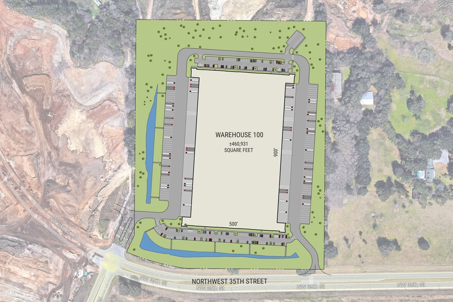 3848 NW 27th Ave, Ocala, FL for lease - Site Plan - Image 2 of 2