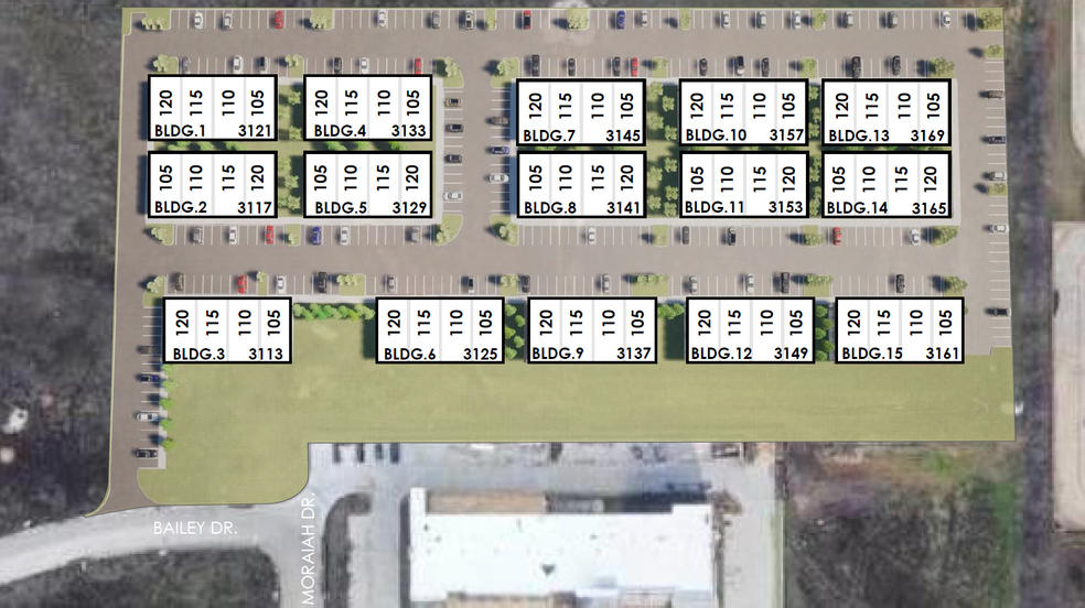 3121 Bailey Dr, Fort Worth, TX à louer - Plan de site - Image 2 de 11