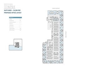 100 Park Ave, New York, NY à louer Plan d  tage- Image 2 de 2