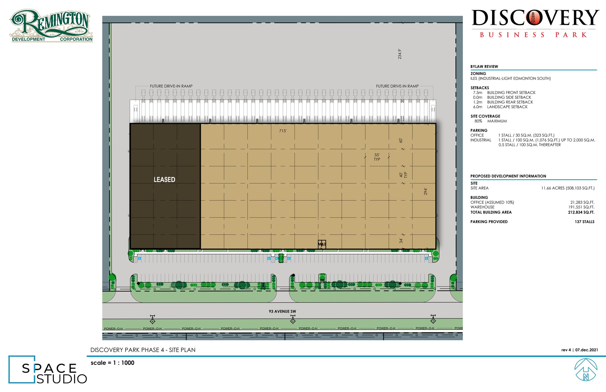 13106 93 Av SW, Edmonton, AB for lease Site Plan- Image 1 of 1