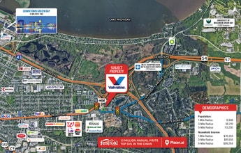 2941 University way, Green Bay, WI - Aerial  map view