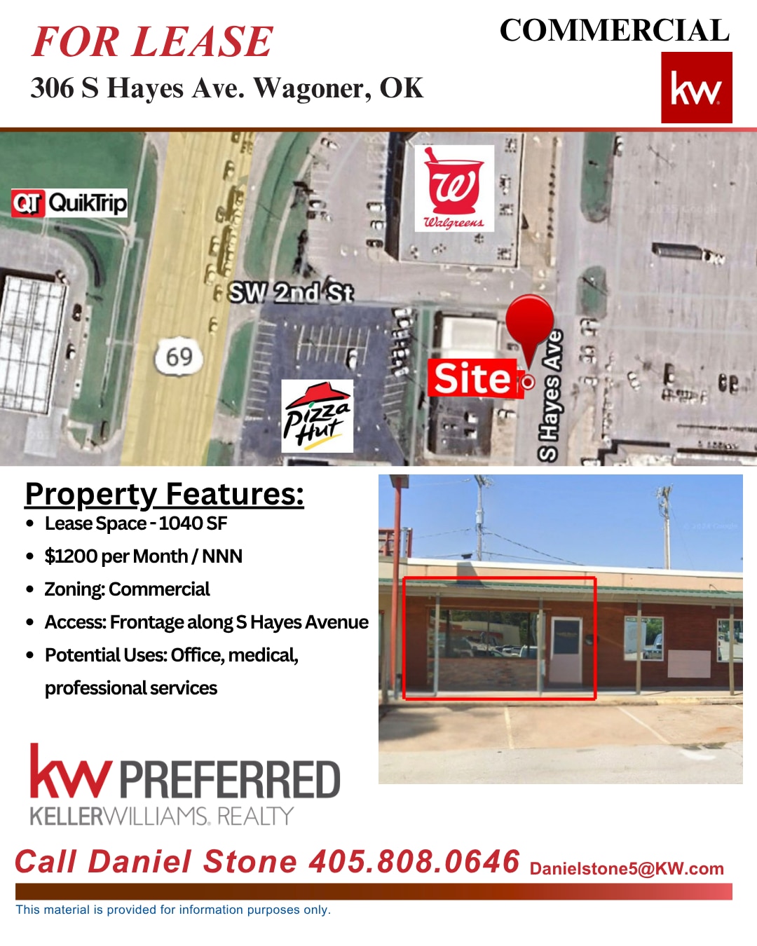 304-306 S Hayes Ave, Wagoner, OK à louer Photo intérieure- Image 1 de 1