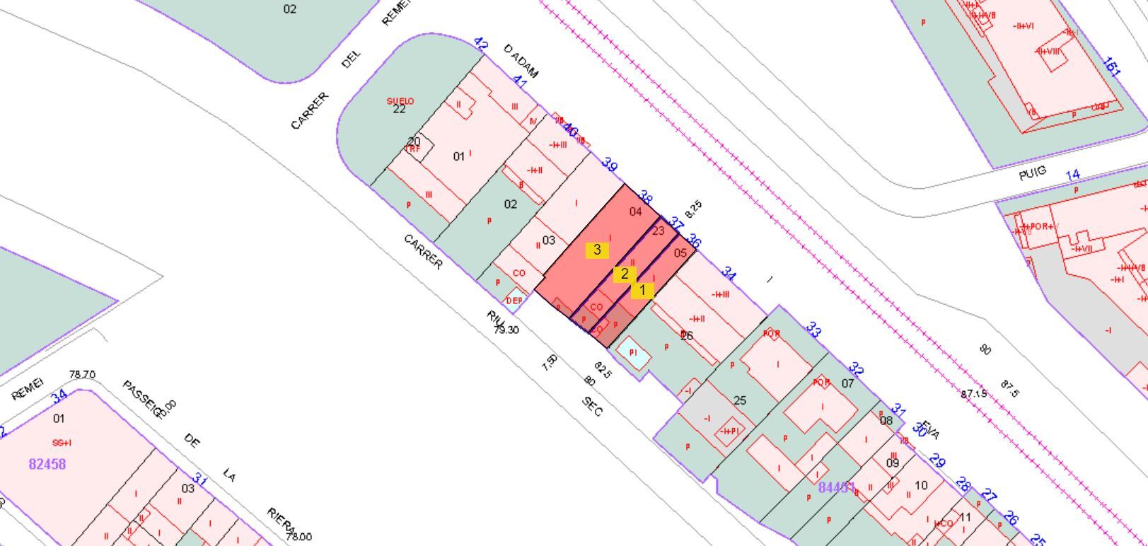 Land in Cerdanyola del Vallès, Barcelona for sale Plat Map- Image 1 of 3