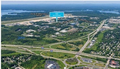 100 New Hampshire Ave, Portsmouth, NH - Aérien  Vue de la carte