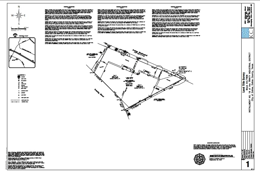 2833 Irving Blvd, Dallas, TX à vendre - Plan cadastral - Image 2 de 8