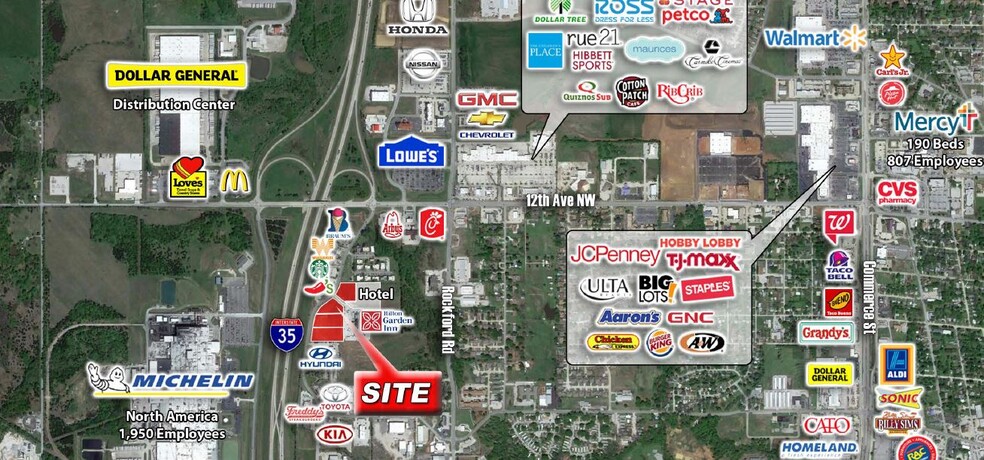 SEC 12th Ave & I-35 Ave, Ardmore, OK for sale - Building Photo - Image 1 of 1