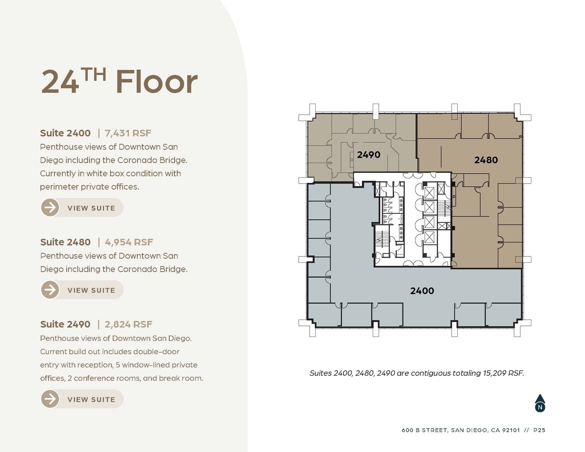 600 B St, San Diego, CA for lease Floor Plan- Image 1 of 5